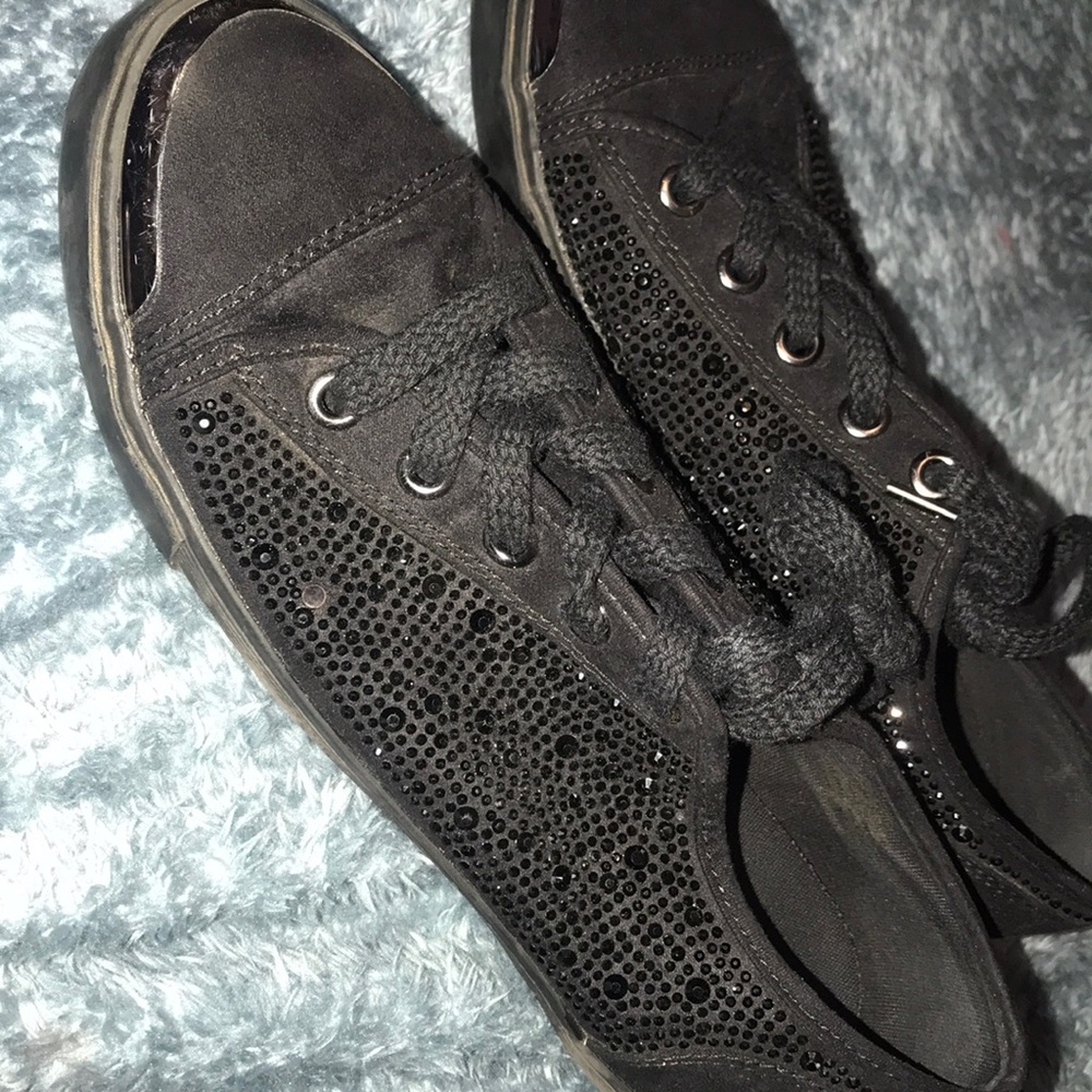 Nine West studded sparkle sneakers